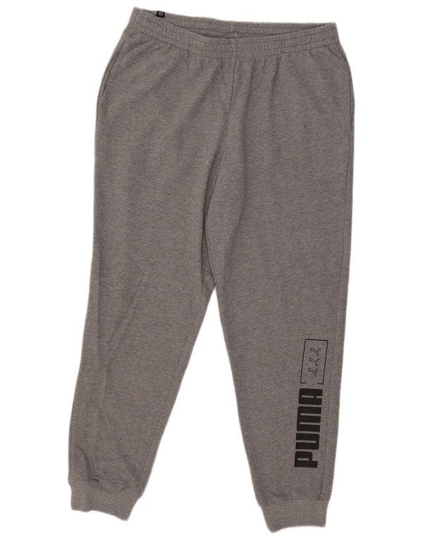 Męskie spodnie dresowe Puma Graphic Joggers XL Szare plamki bawełniane