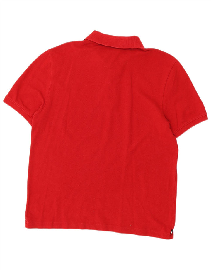 US Polo Assn. Męska koszulka polo w kolorze średnio czerwonym