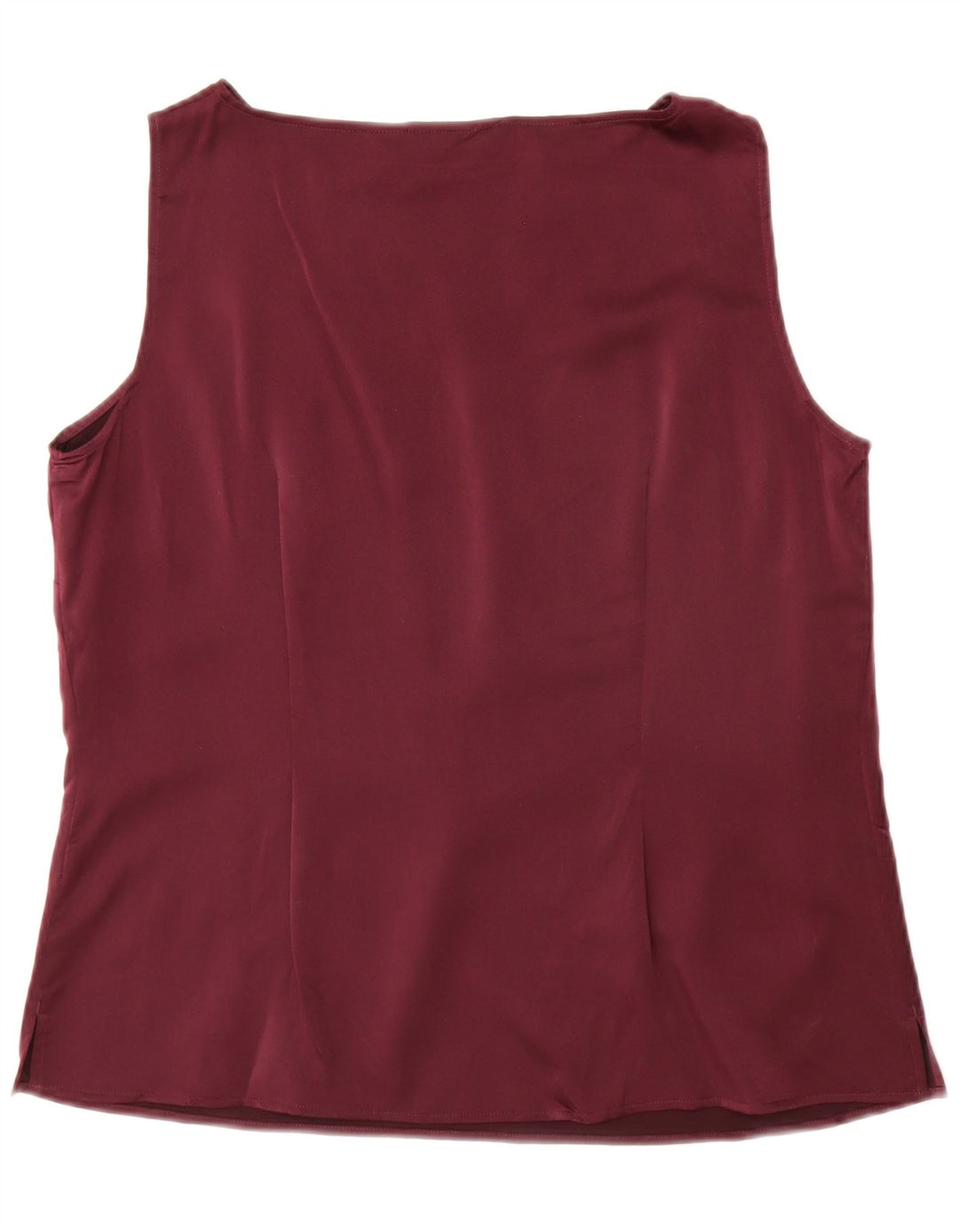 Damska bluzka bez rękawów Marks & Spencer, UK 18 XL, bordowy poliester