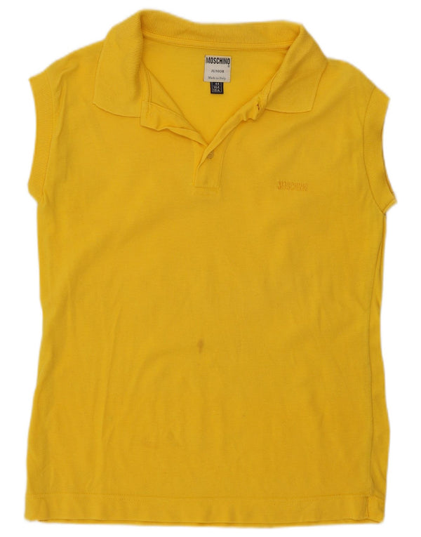 Dziewczęca koszulka polo Moschino 14-15 lat, żółta