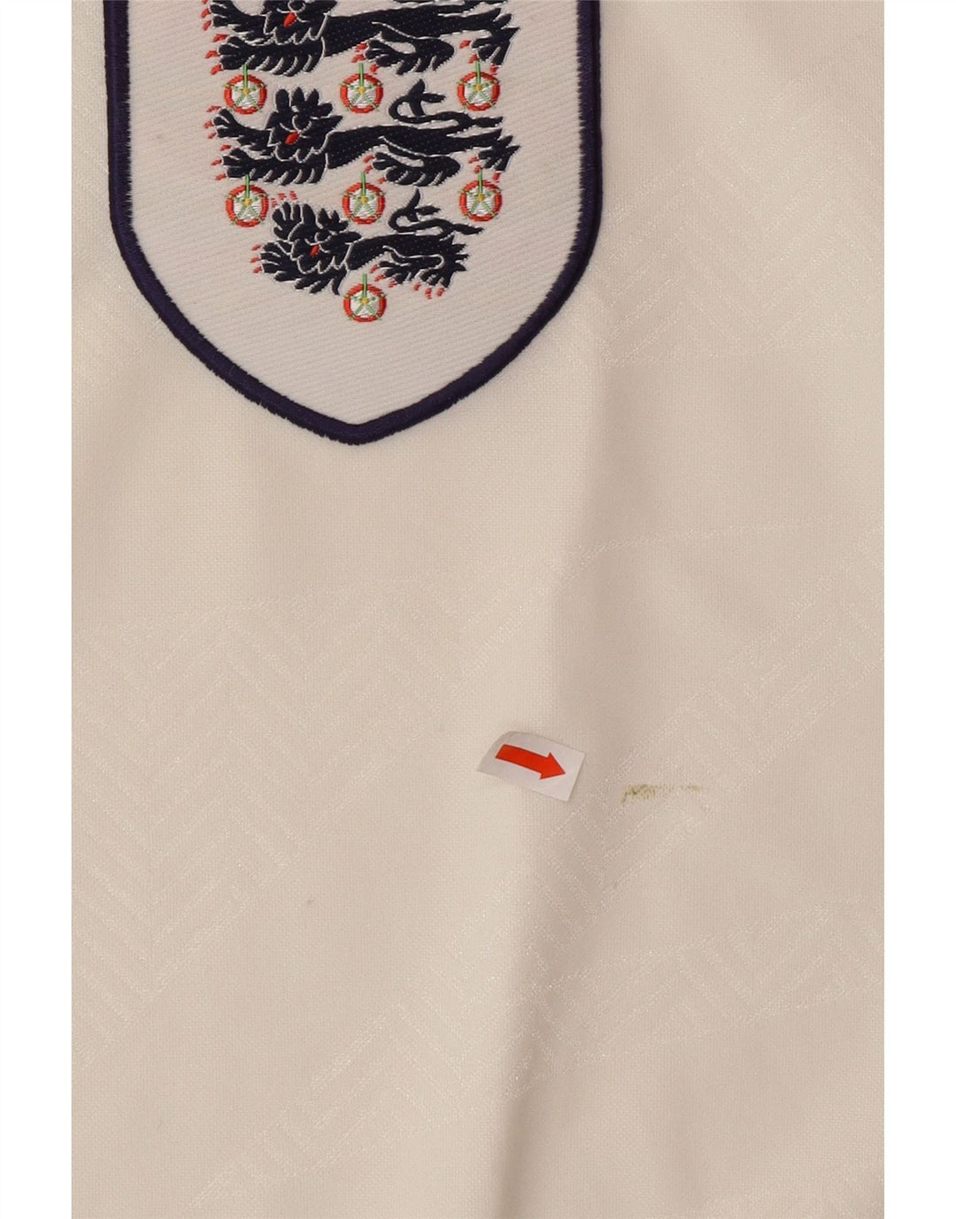 UMBRO Męska koszulka polo z grafiką domową Anglia 1993-1994 XL Biały poliester