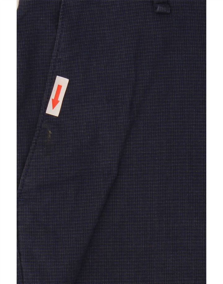 Męskie spodenki chino Calvin Klein W36 w dużą granatową kratkę