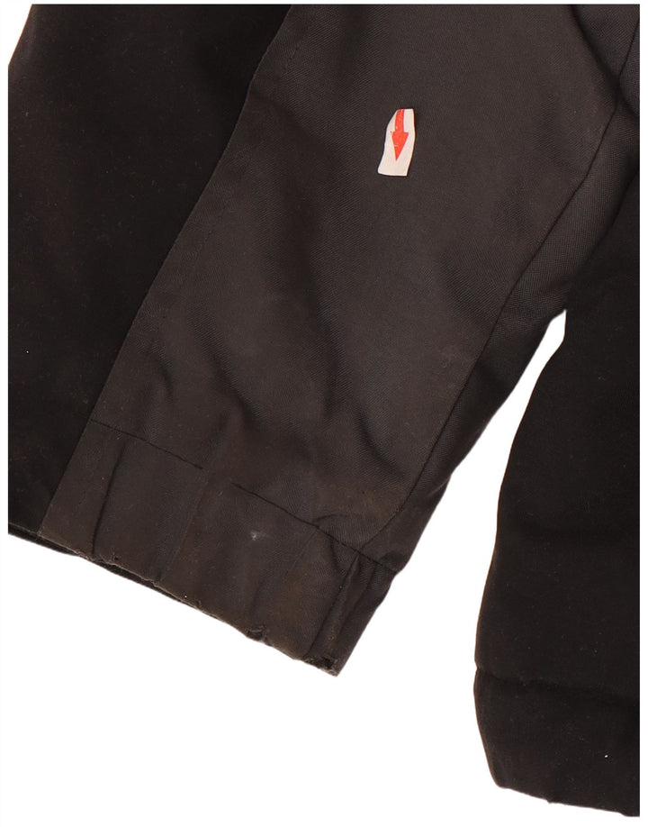 Męska kurtka przeciwdeszczowa Nike UK 39/41, poliester w kolorze średniej czerni