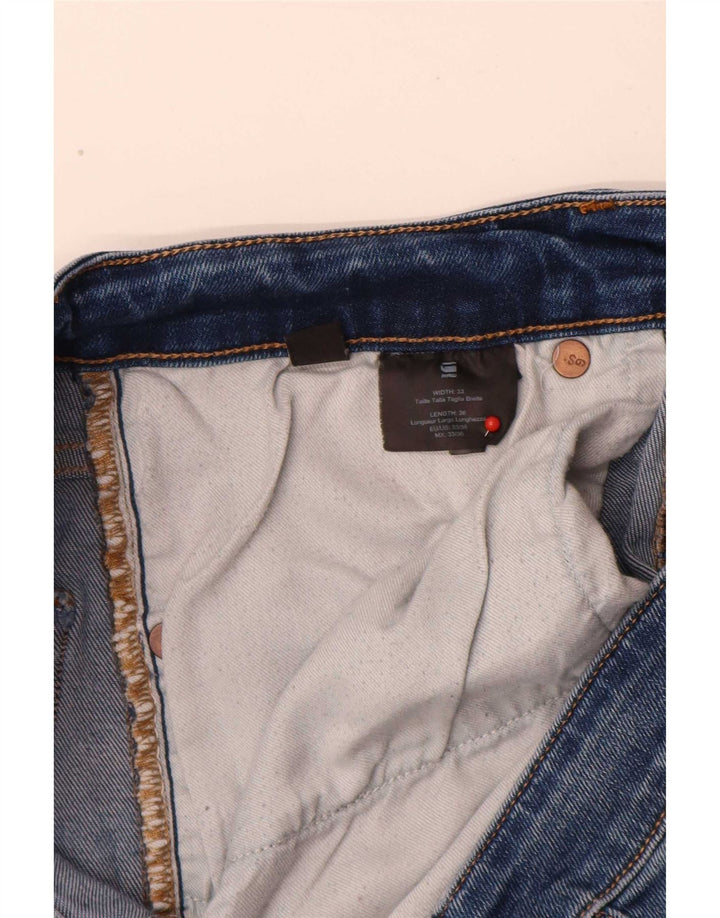 Męskie jeansy G-Star 3301 W33 L34 Niebieskie