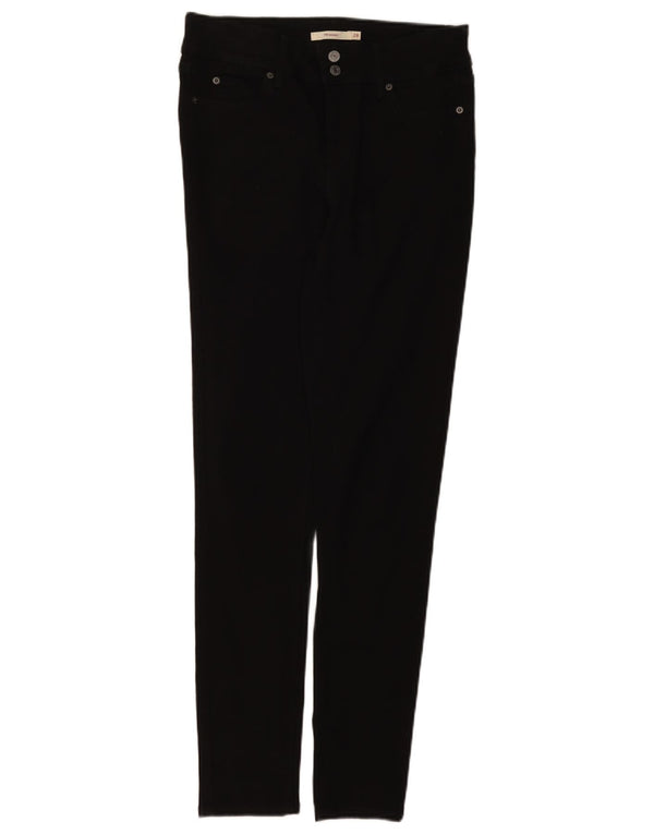 Damskie jeansy Levi's 711 Skinny W28 L30 Czarna bawełna