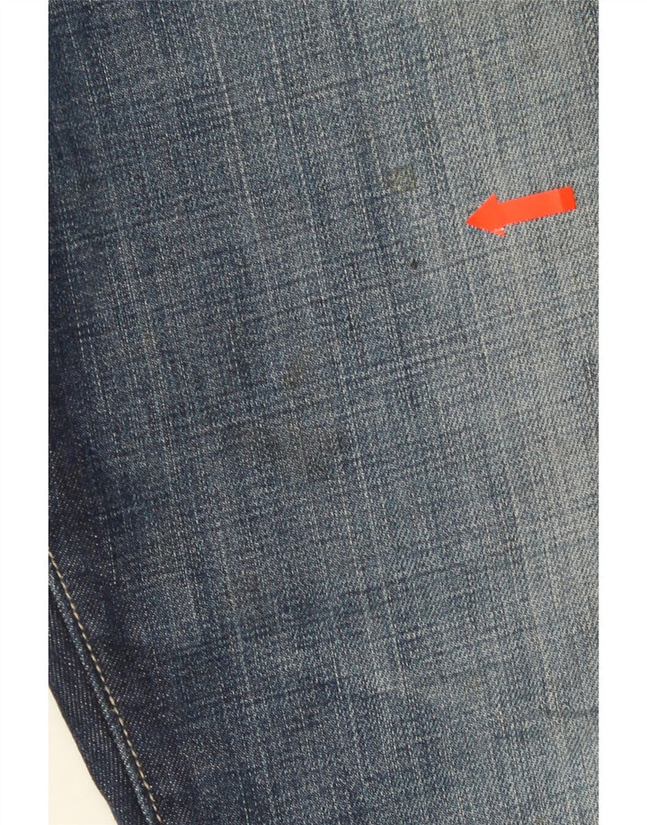 Męskie proste dżinsy Calvin Klein W34 L28 niebieskie