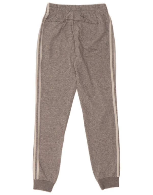 Damskie spodnie dresowe Adidas Joggers UK 4/6 XS Szara bawełna