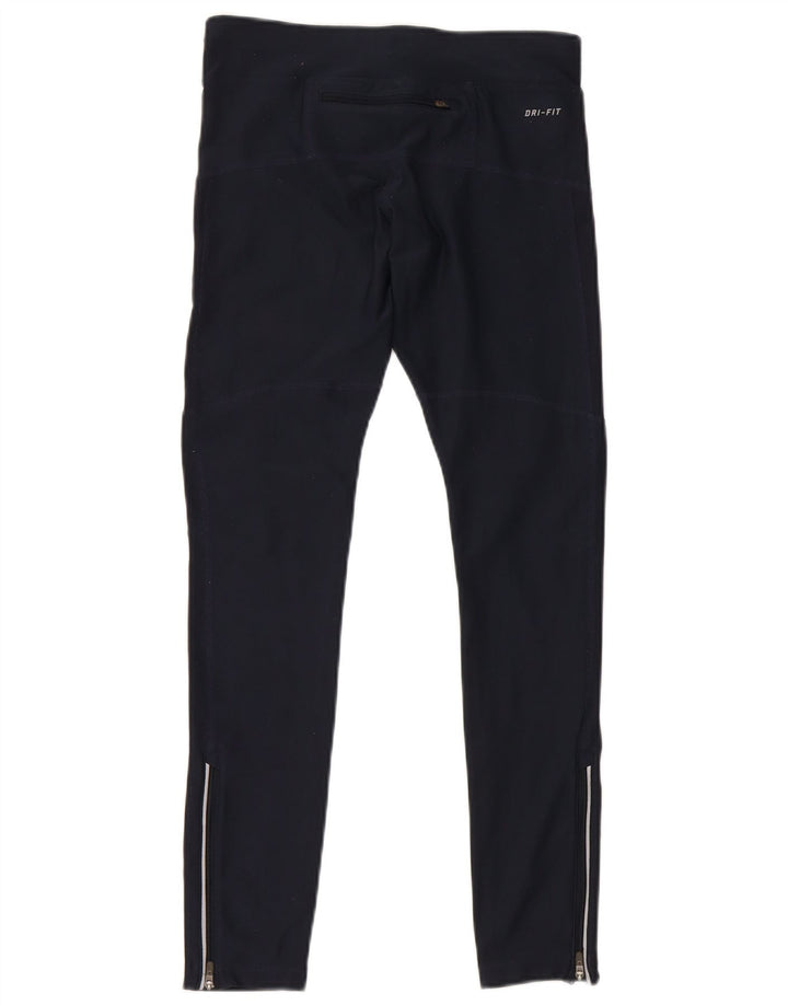Damskie legginsy Nike Dri Fit UK 6 XS, granatowe, poliestrowe