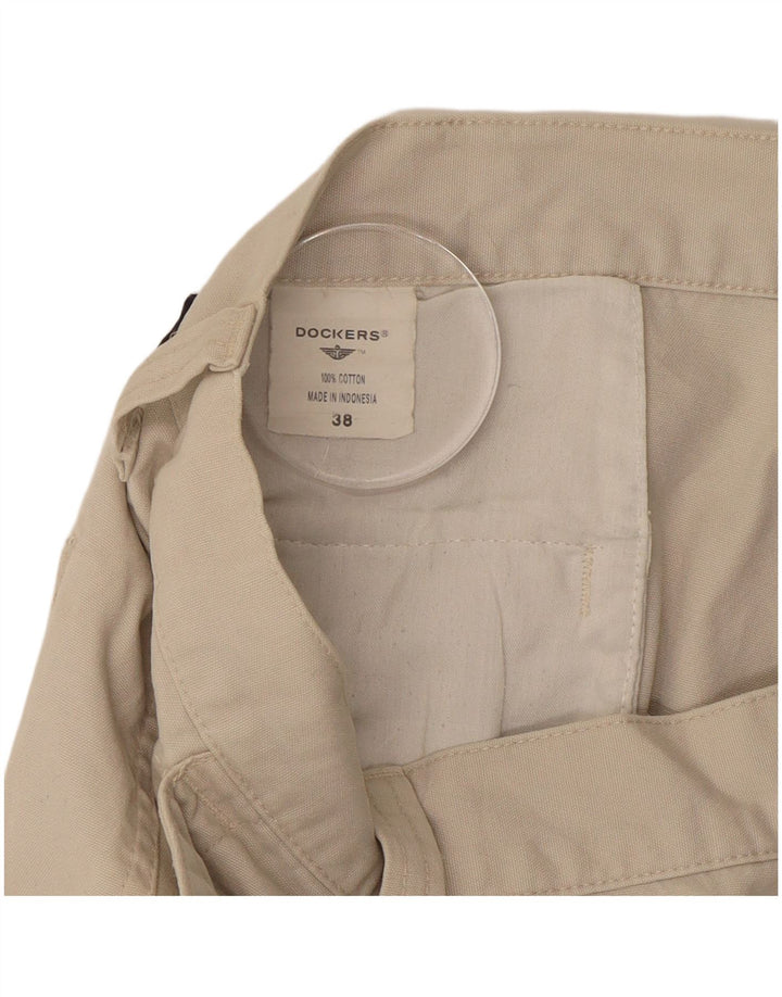 Męskie spodenki cargo DOCKERS W38 XL beżowa bawełna