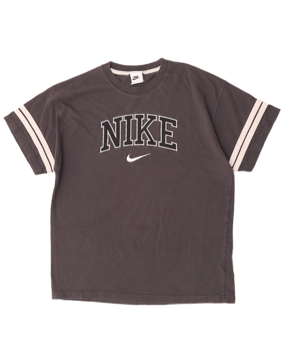 Męska koszulka z grafiką Nike, bawełniana koszulka w kolorze średniej szarości
