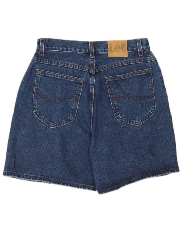 Damskie spodenki jeansowe Lee z wysokim stanem W28, średni niebieski