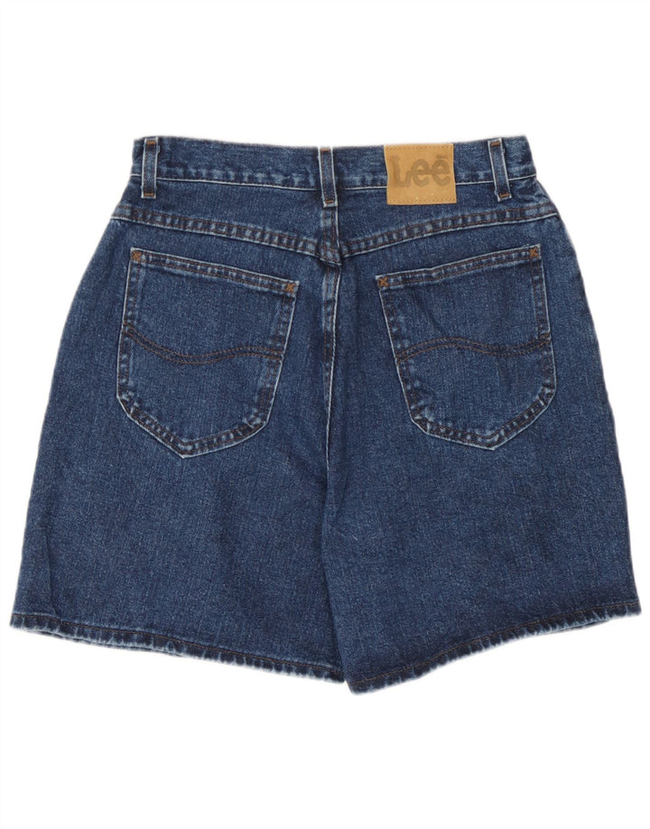 Damskie spodenki jeansowe Lee z wysokim stanem W28, średni niebieski