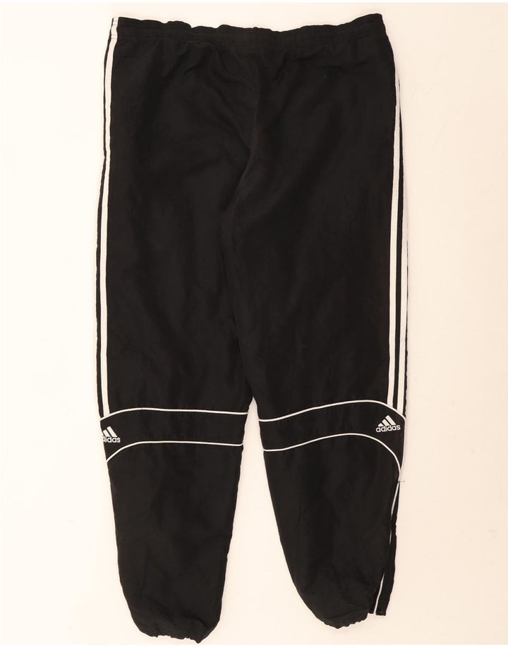 Adidas Męskie spodnie dresowe Joggery, duże, czarne, poliestrowe