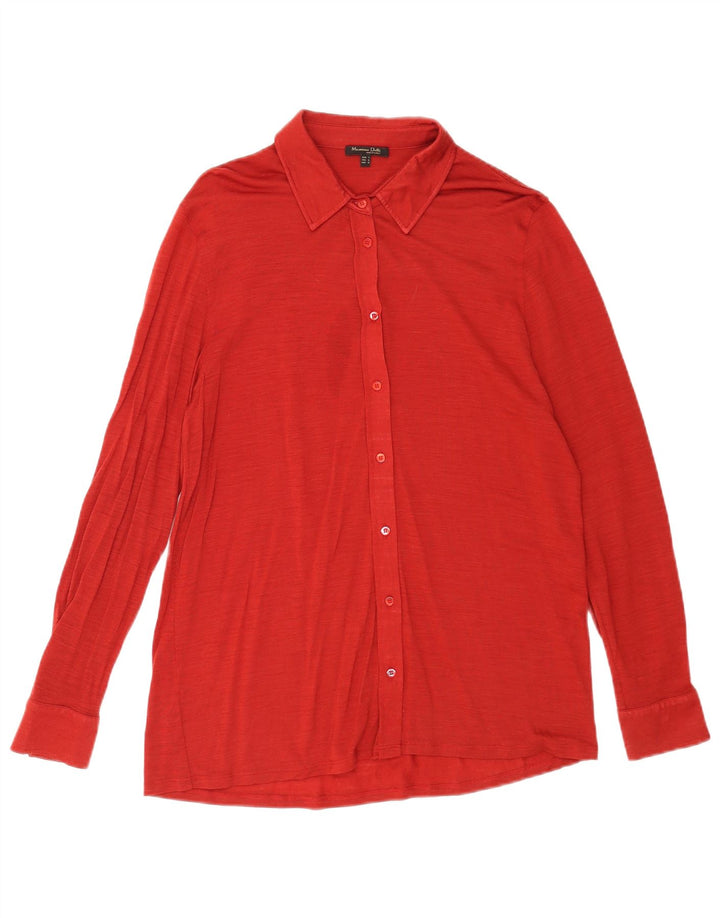 Koszula damska Massimo Dutti UK 16 duża czerwona