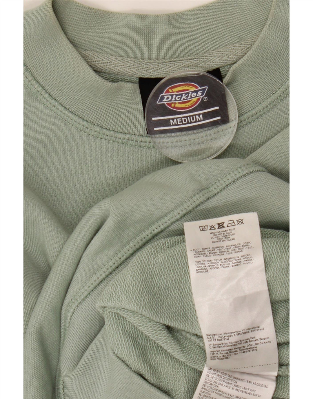 Damski sweter oversize DICKIES z grafiką, UK 14, średni zielony