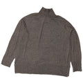 Damski sweter oversize z golfem Zara UK 14, średni szary