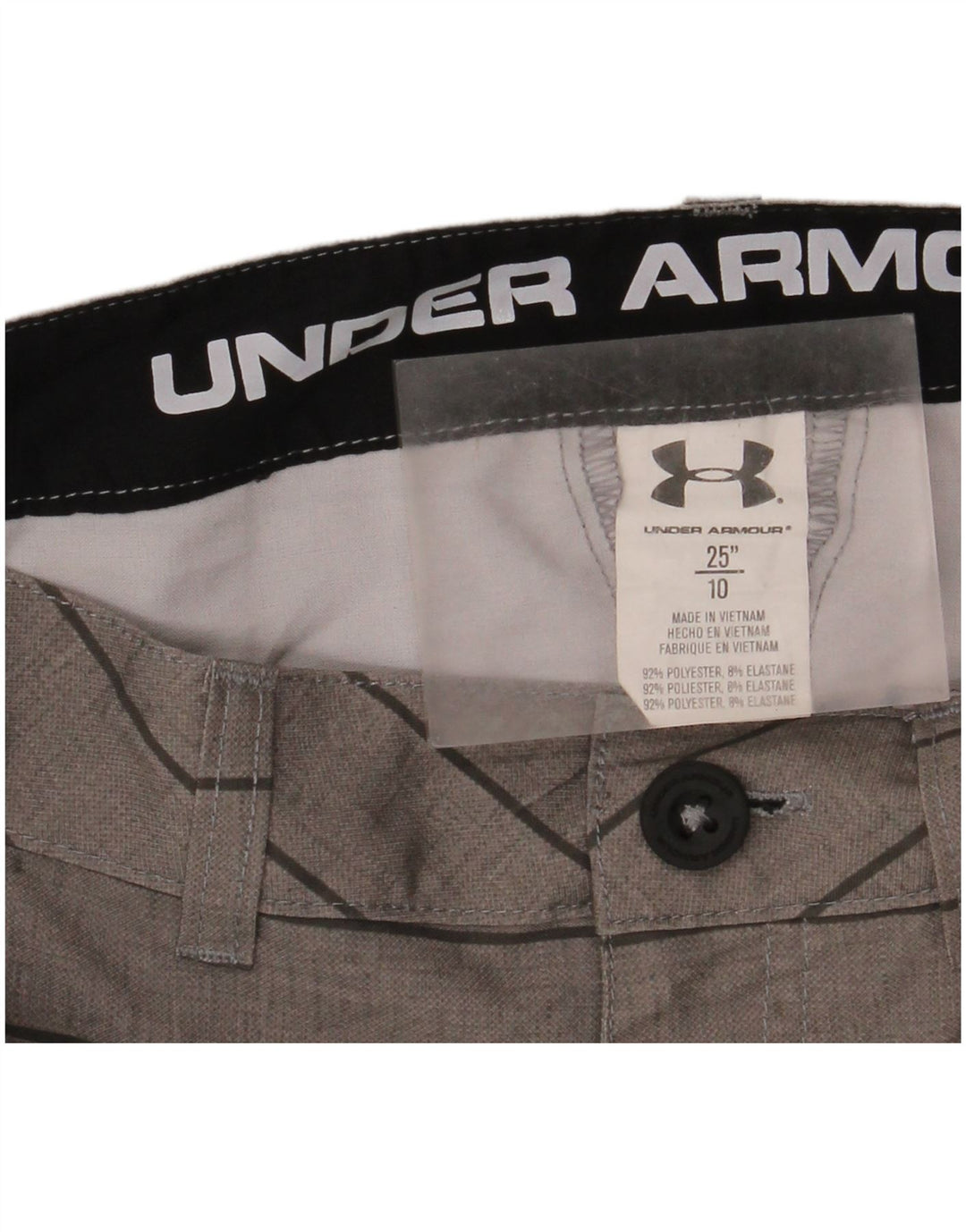 Chłopięce spodenki Chino Under Armour 9-10 lat W25 Szary poliester w paski