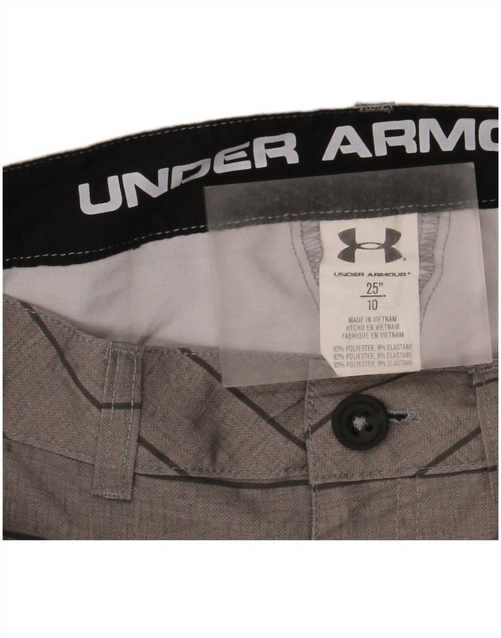 Chłopięce spodenki Chino Under Armour 9-10 lat W25 Szary poliester w paski