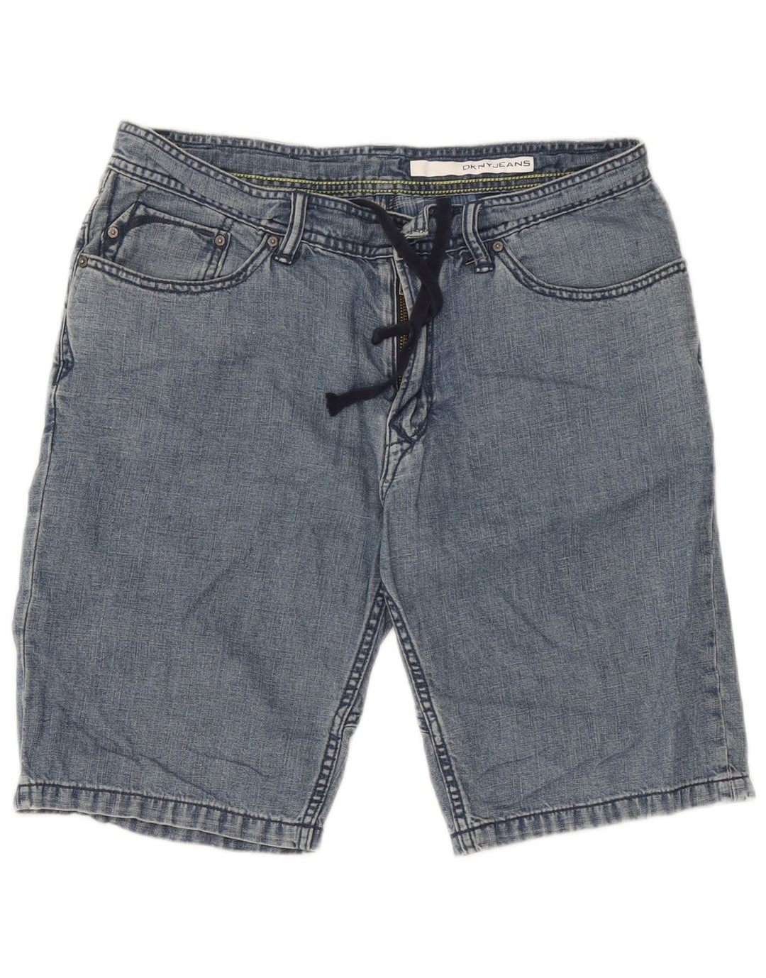 Męskie spodenki jeansowe Dkny W31 Średnioniebieskie bawełniane