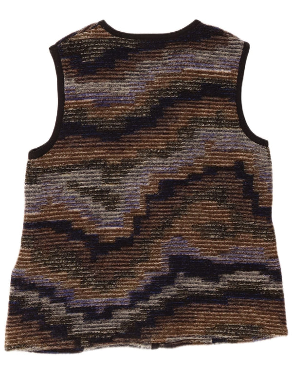 PETER HAHN Damski sweter rozpinany UK 20 2XL w wielokolorowe paski