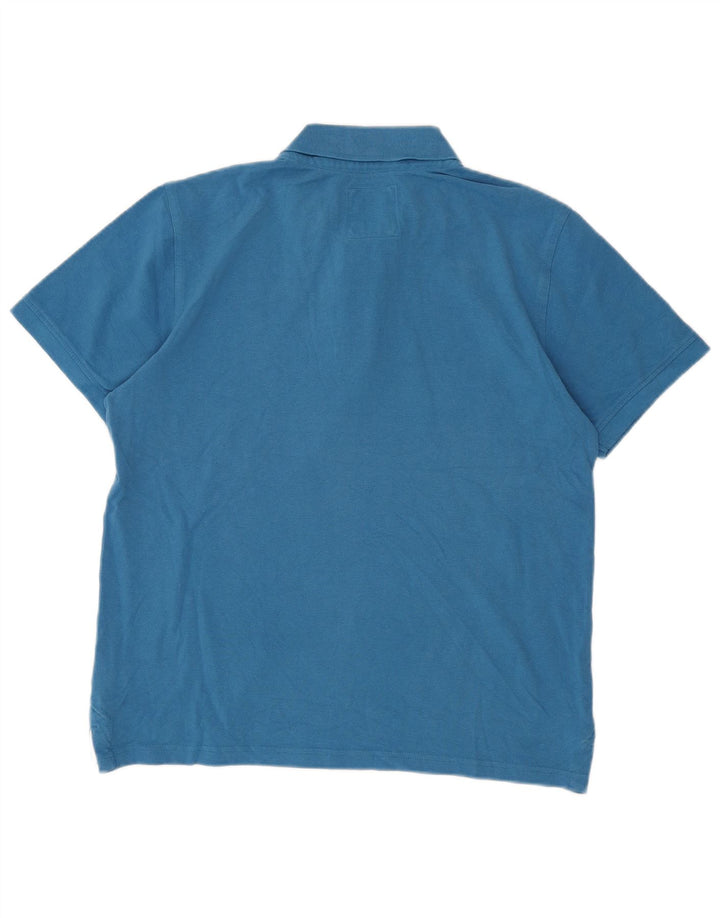 Męska koszulka polo Crew Clothing Średni niebieski, bawełniany