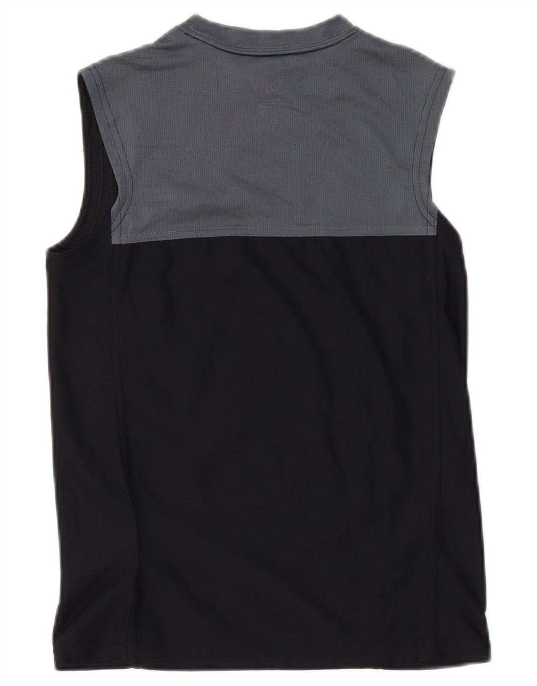 Damska kamizelka Nike Dri Fit Top UK 10, mały, czarny poliester z blokami kolorów