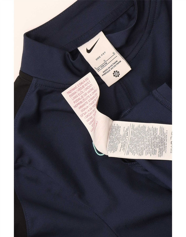 Kurtka chłopięca Nike Dri Fit dresowa, duża, 12-13 lat, granatowa