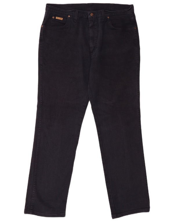 Męskie jeansy WRANGLER Texas Straight W38 L34 Granatowe, bawełniane
