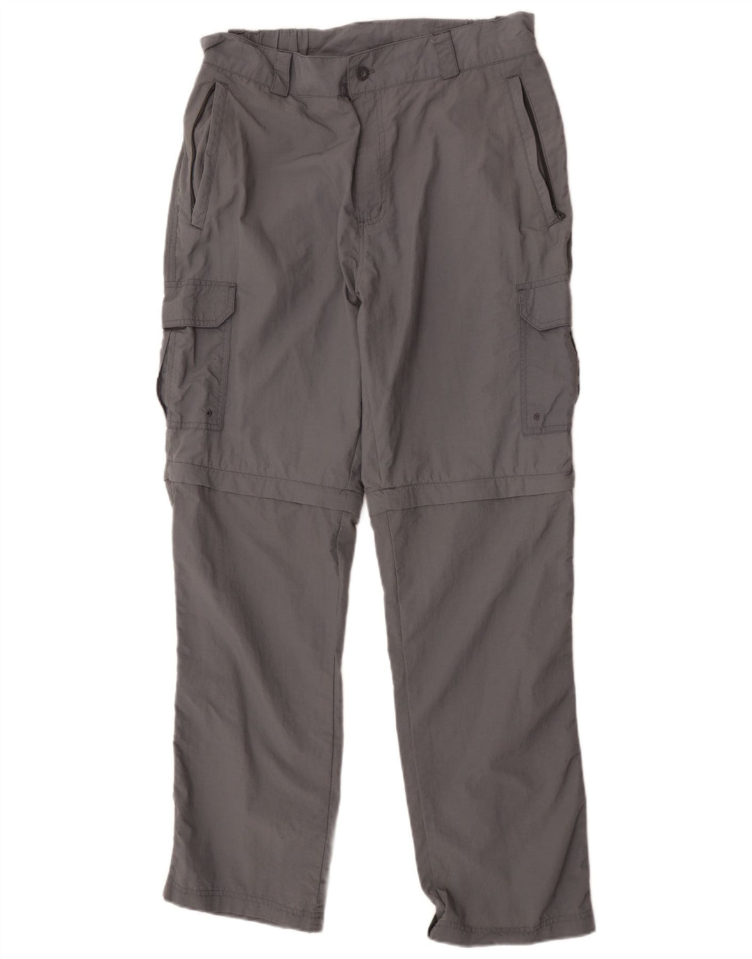 Męskie proste spodnie cargo Mountain Warehouse W34 L31 Szary nylon