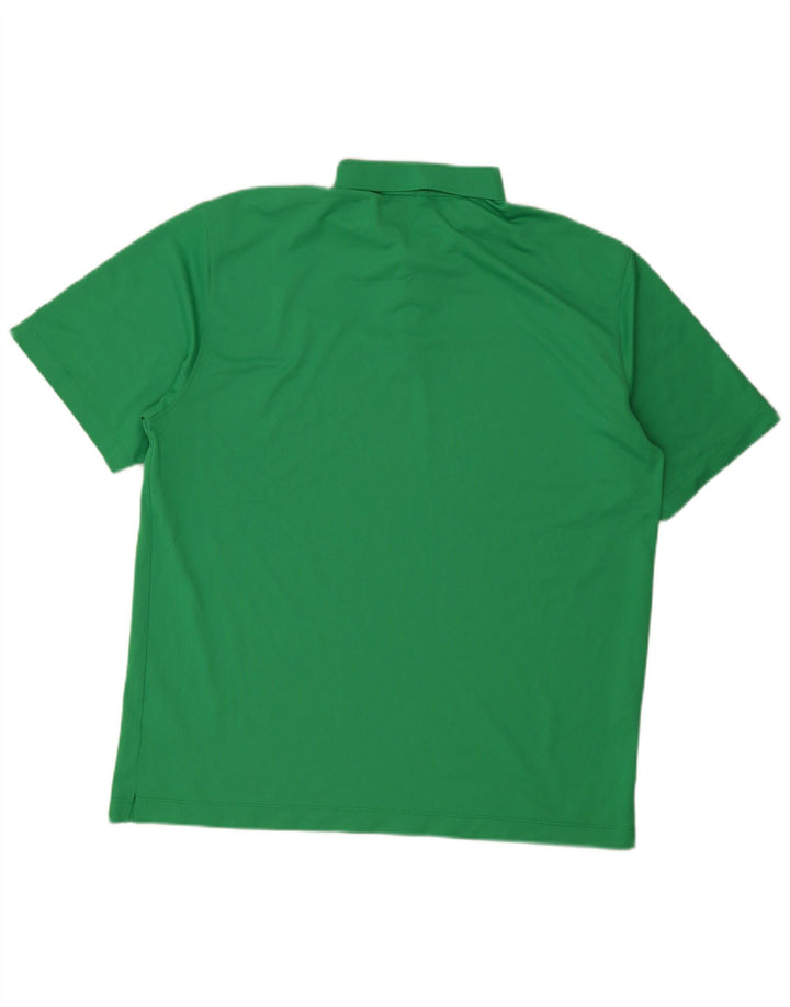 Męska koszulka polo NIKE Dri Fit XL, zielona, poliestrowa