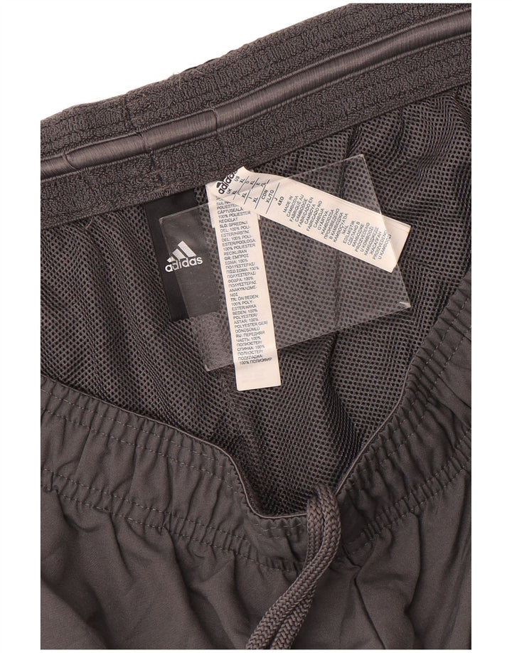 Męskie spodenki sportowe Adidas Graphic XL Szary poliester z blokami kolorów