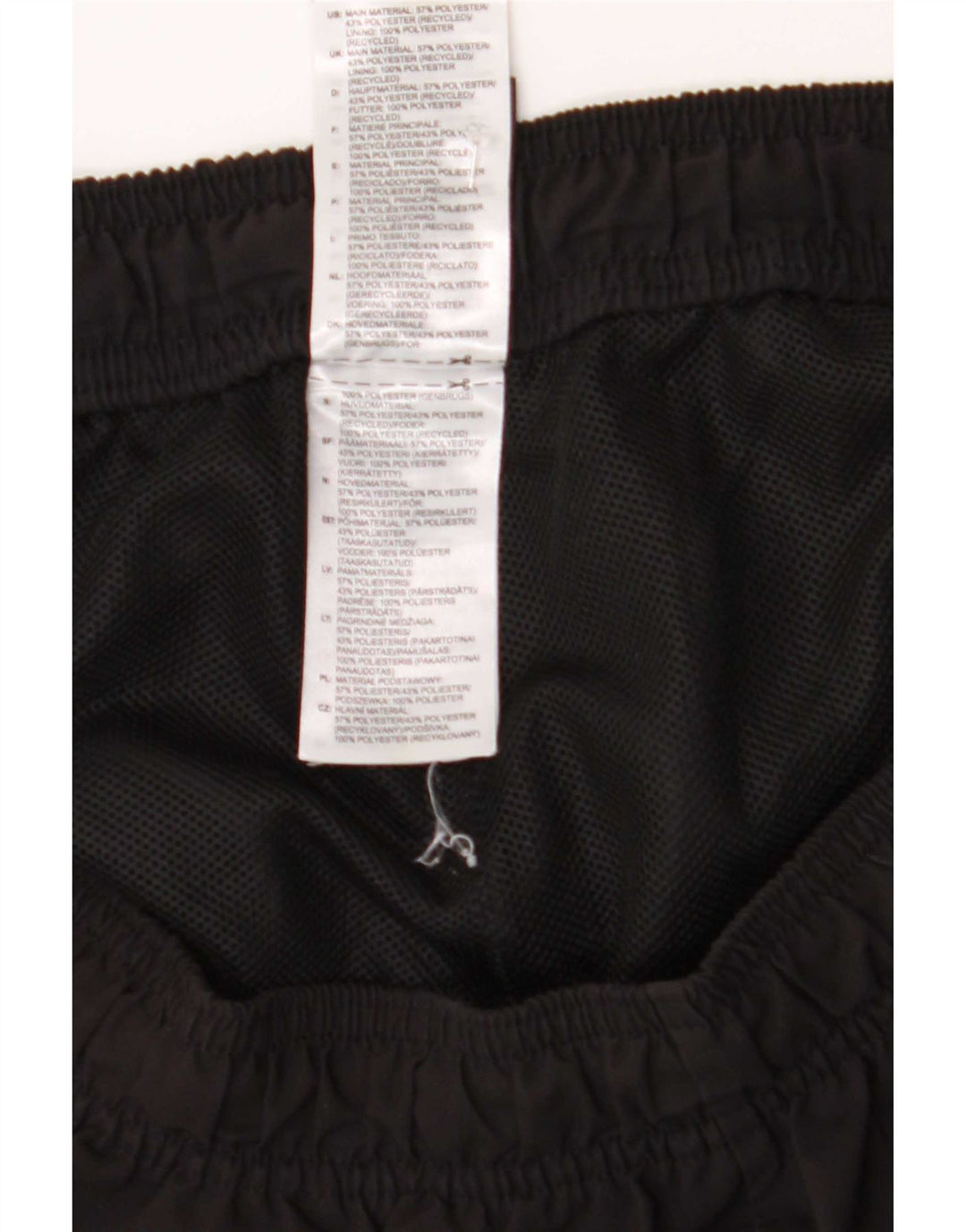 Męskie spodenki sportowe Adidas XL, czarne, poliestrowe