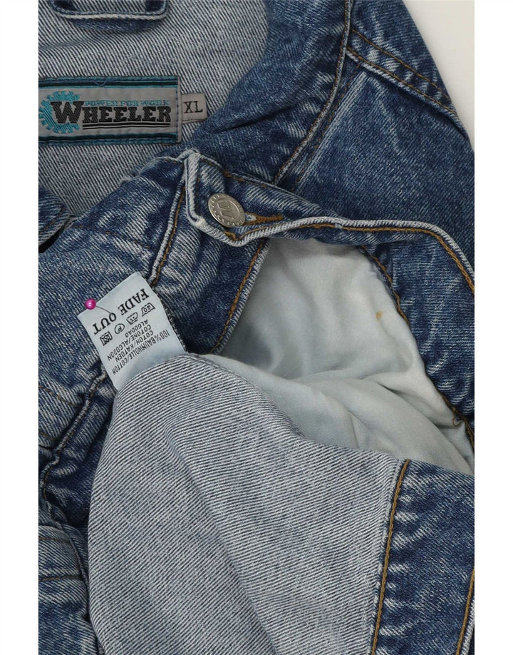 Vintage męska kurtka dżinsowa UK 42 XL niebieska bawełniana