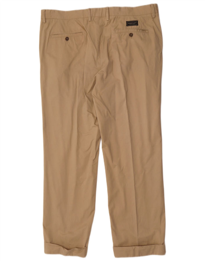 Męskie proste spodnie Chino Marlboro Classics W38 L30 Beżowe