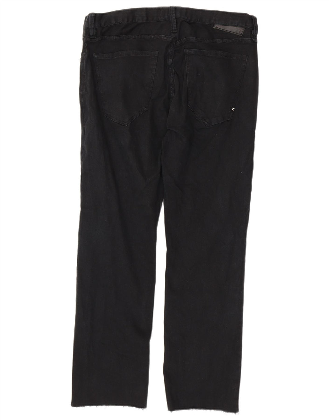 BILLABONG Męskie proste dżinsy W32 L29 Czarna bawełna