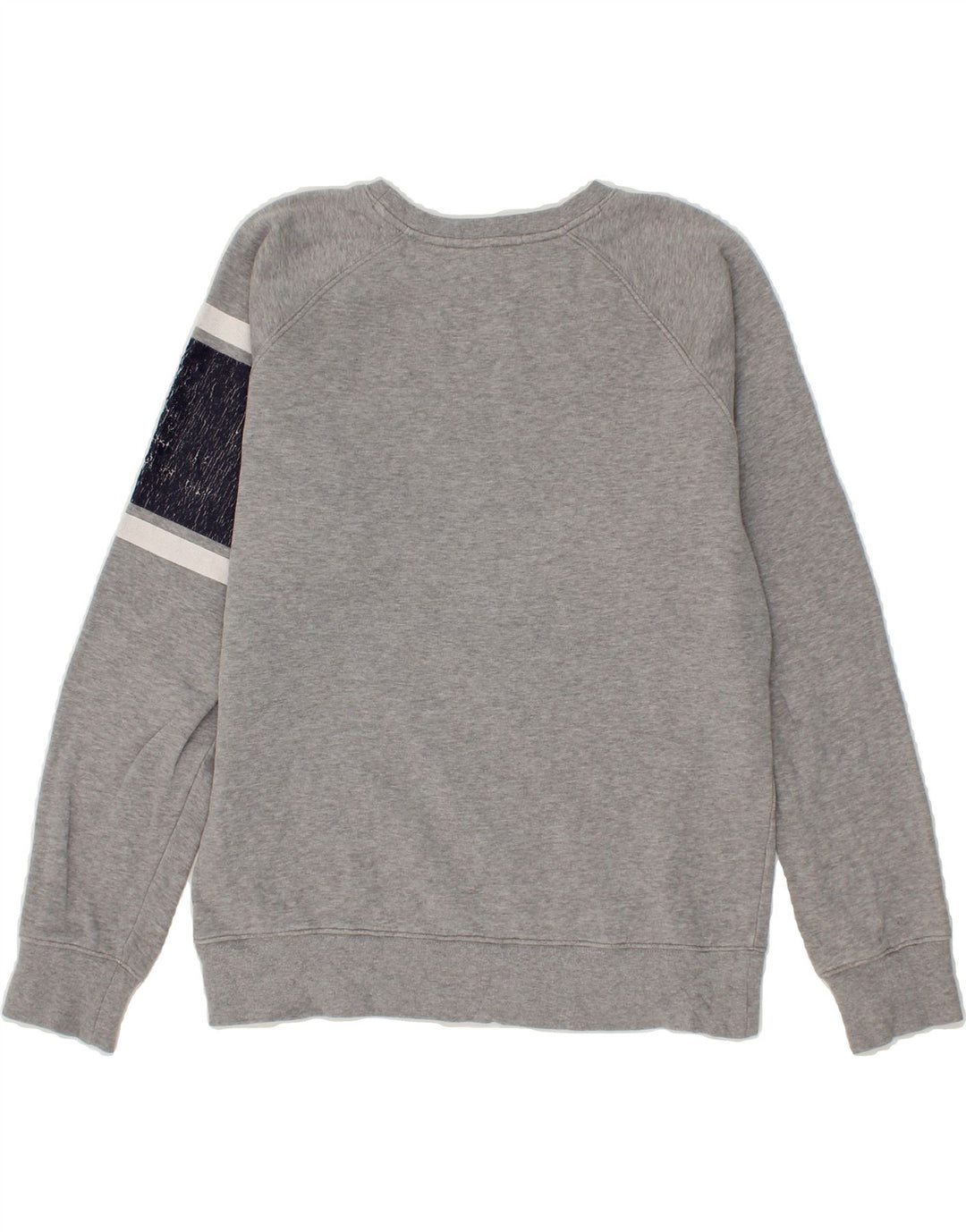 DIADORA Womens Milano Sweatshirt Jumper UK 14 Medium Grey Colourblock Vintage Diadora and Second-Hand Diadora from Messina Hembry 