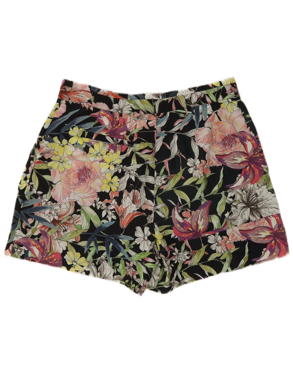 Damskie spodenki Chino Reiss UK 10 Small W27 Czarny kwiatowy poliester
