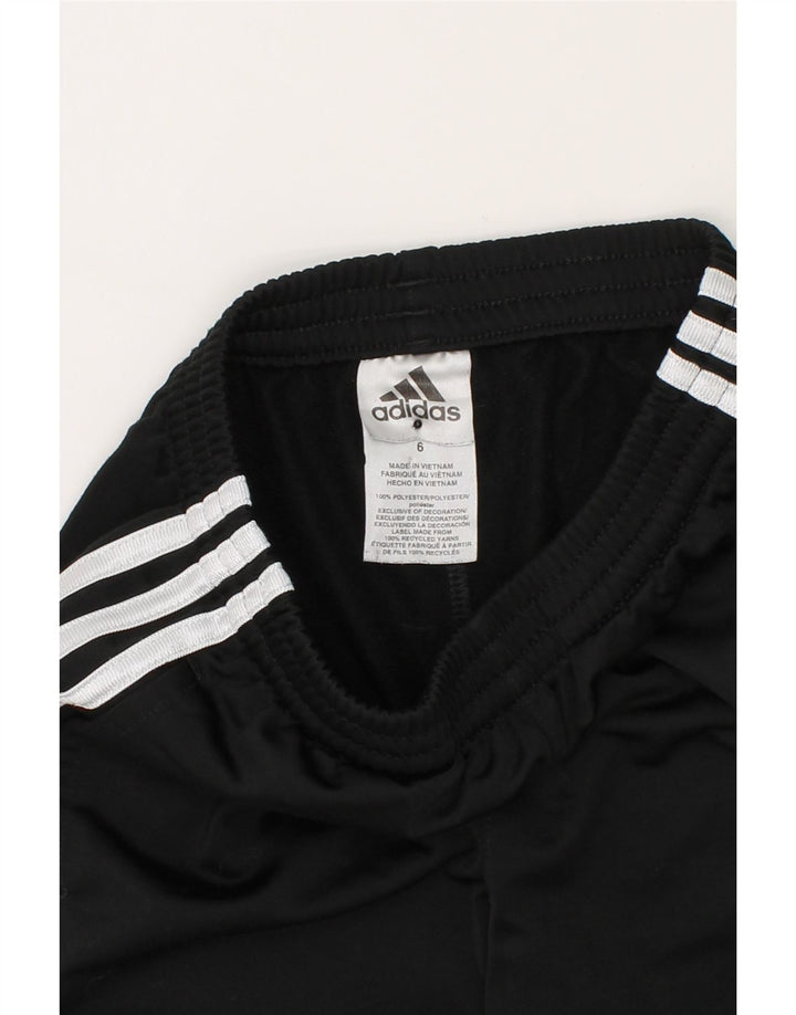 ADIDAS Boys Tracksuit Trousers 5-6 Years Black Polyester Vintage Adidas and Second-Hand Adidas from Messina Hembry 