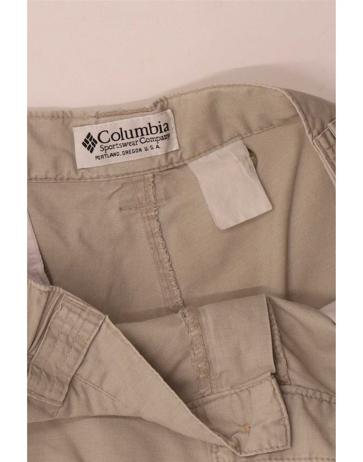 Męskie spodenki cargo Columbia W36, duże, beżowe