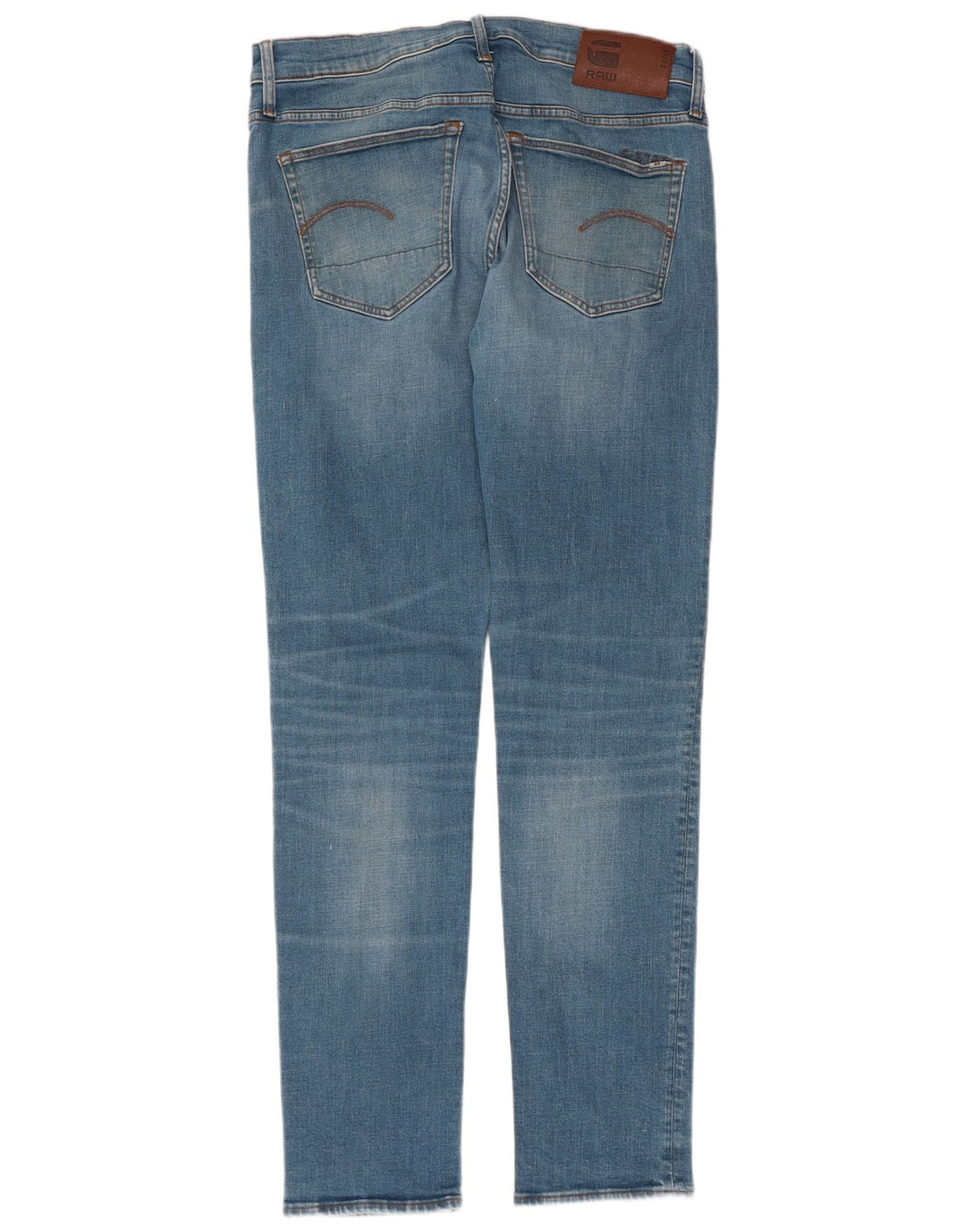G-STAR Męskie 3301 Slim Jeans W34 L34 Niebieska bawełna