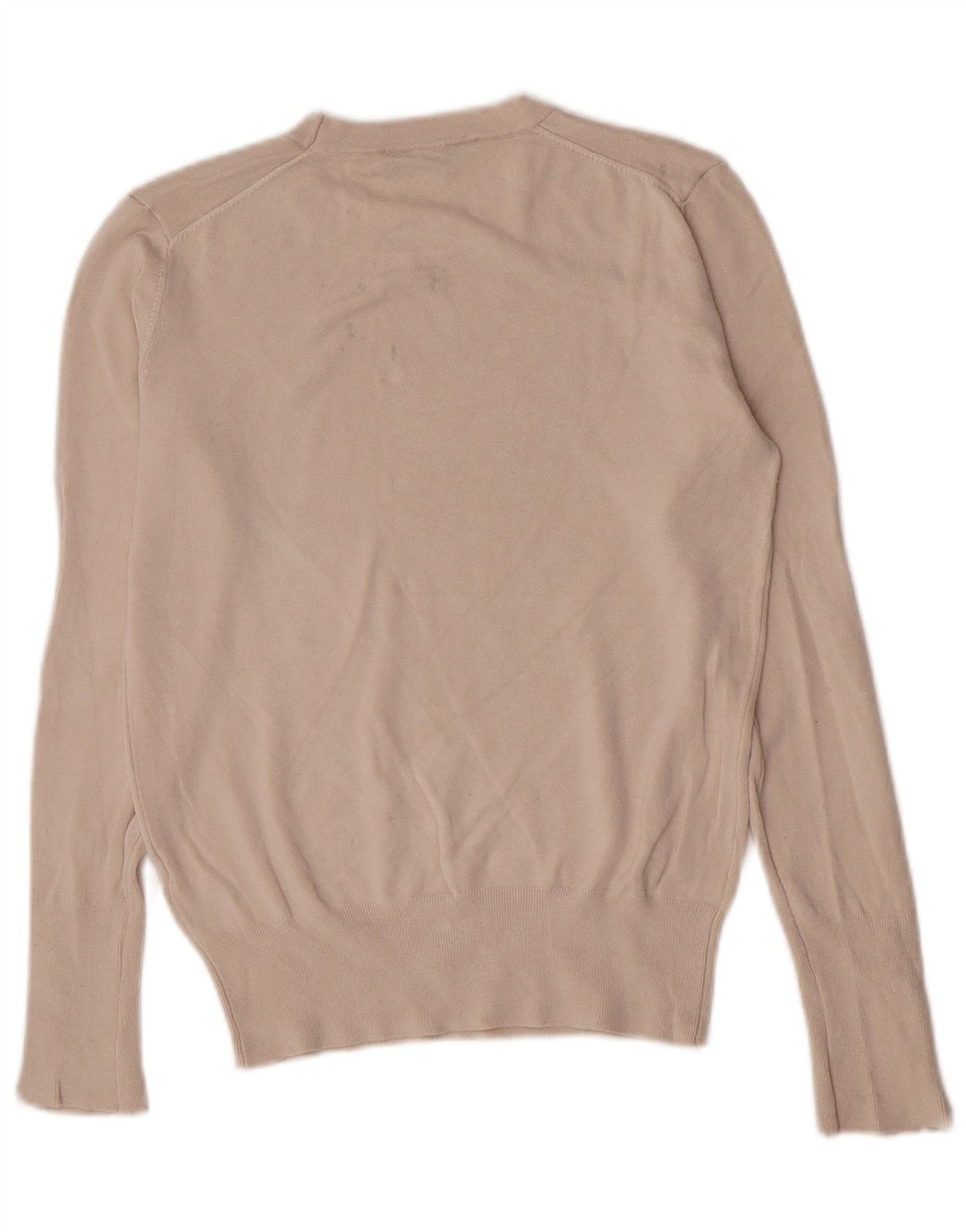 Sweter damski Zara z okrągłym dekoltem UK 14, duży, beżowy
