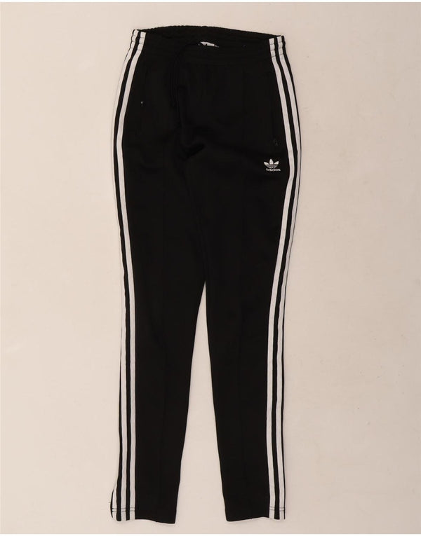 Spodnie dresowe damskie Adidas Prime Blue UK 4 XS, czarne, bawełniane