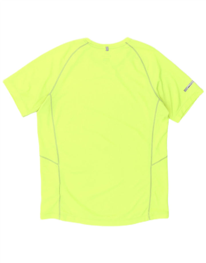 Męska koszulka Nike Dri Fit Top, średni żółty poliester
