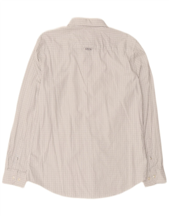 CREW CLOTHING Koszula męska slim fit, bawełniana, w kolorze średniej białej kratki