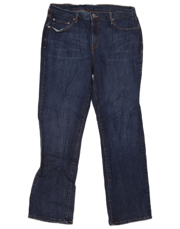 Damskie proste dżinsy Levi's W32 L29 Niebieskie