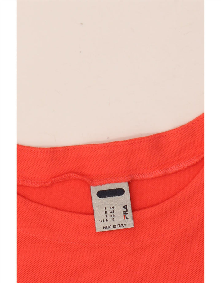 Damski krótki t-shirt FILA IT 44 średni pomarańczowy