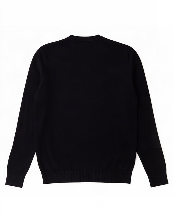 Tommy Hilfiger Męski sweter z dekoltem w kształcie litery V, średni granatowy Argyle/Diament