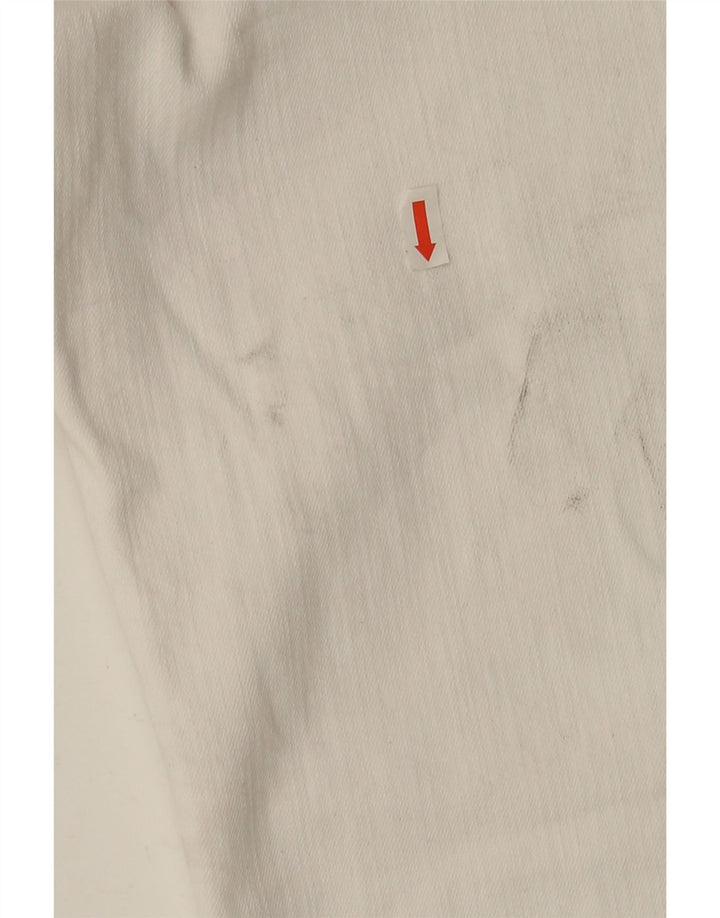 Dżinsy damskie Zara Crop Bootcut EU 38 Small W28 L26 Biała bawełna