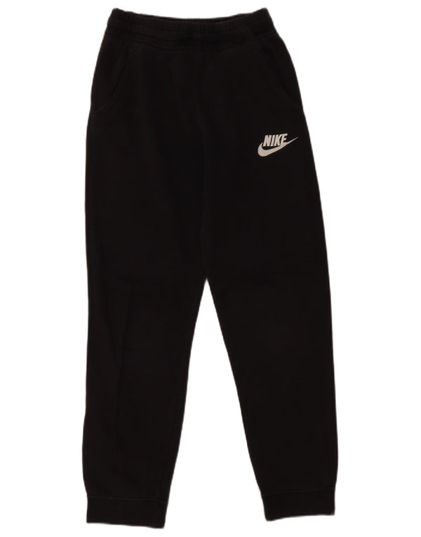 Nike Boys Standard Fit Tracksuit Trousers Joggers 12-13 Years Large Black