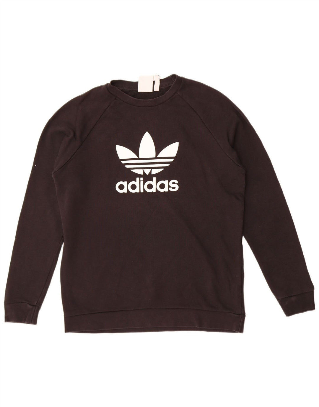 Męska bluza Adidas z grafiką, średnia czarna bawełniana